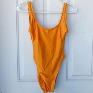 Neon Orange Swimsuit 🍊